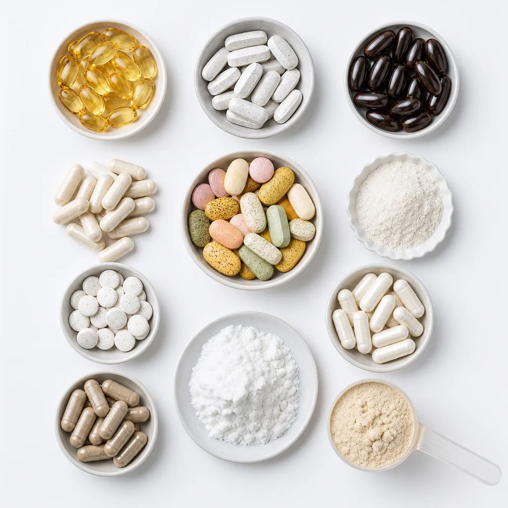 Classement des 10 meilleurs compléments alimentaires 2026 par catégorie : vitamines, minéraux, protéines et adaptogènes