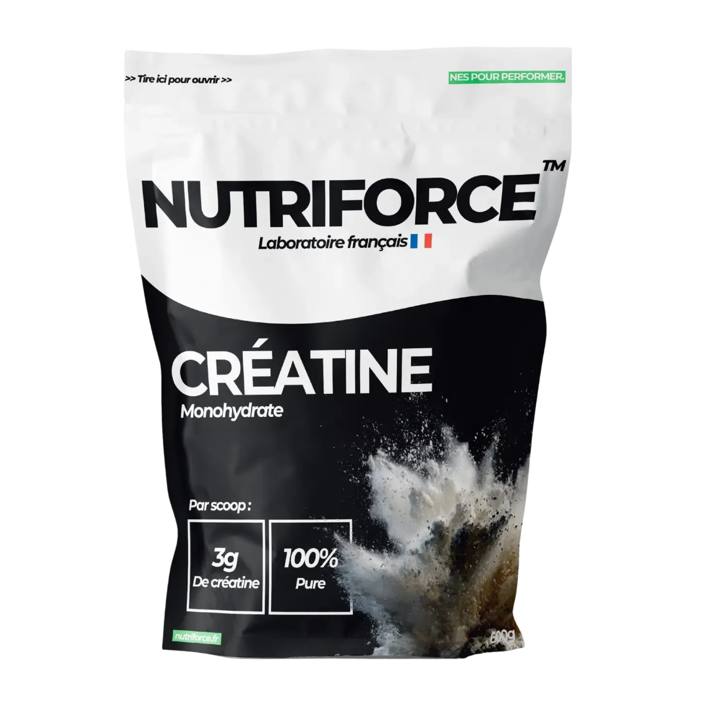 Sachet Créatine Monohydrate NutriForce