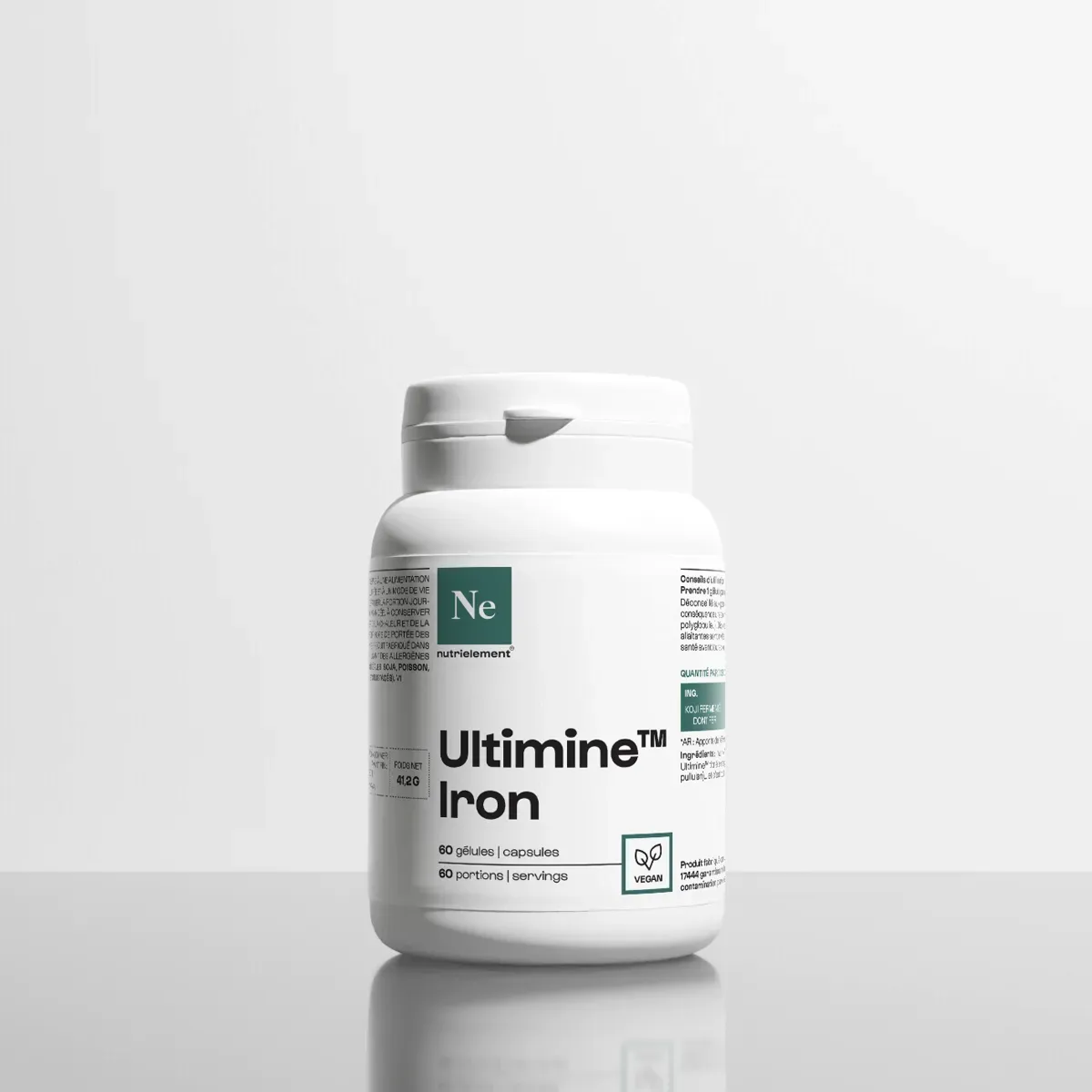 Flacon de Fer Bisglycinate Nutrimuscle